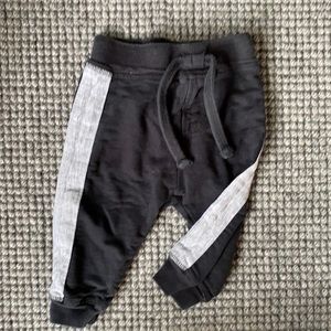 Mish Boys Black Jogger With Side Stripe (9mo)